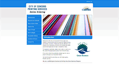 Desktop Screenshot of cityofconcordprinting.com